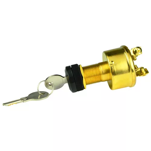 1001609 BEP 4-Position Brass Ignition Switch Accessory/OFFor Ignition Accessory/Start