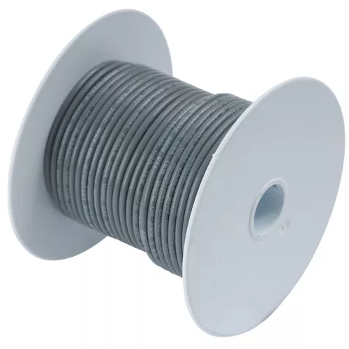 104410 Ancor Grey 14 AWG Tinned Copper Wire 100'