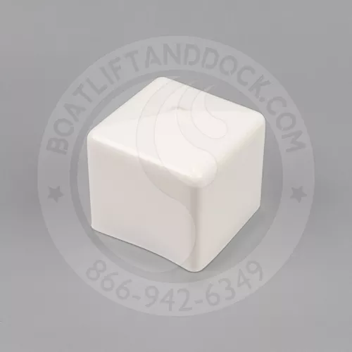 3" x 3" Square Rubber Cap