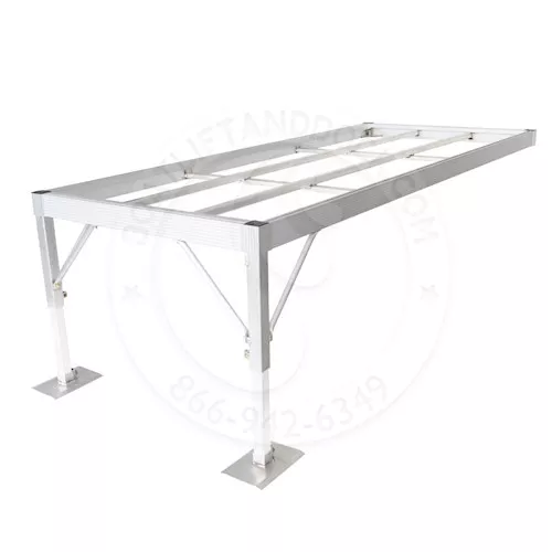 4' x 12' LS4 Anodized Aluminum Dock Frames with Support - No Decking
