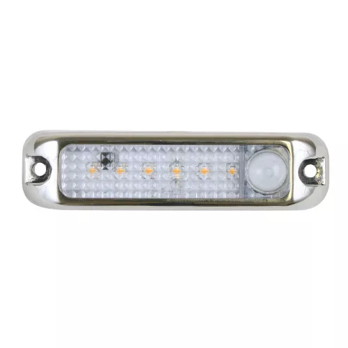 41746P Scandvik 4" Locker Light w/Motion Sensor - 10-30V - SS
