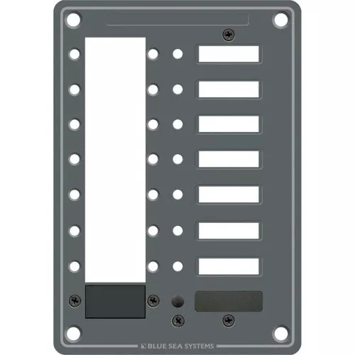 8087 Blue Sea 8087 8 Position DC C-Series Panel Blank