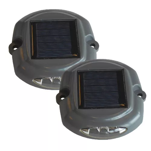 96-262-F Dock Edge Docklite Solar Dock & Deck Light 2-Pack