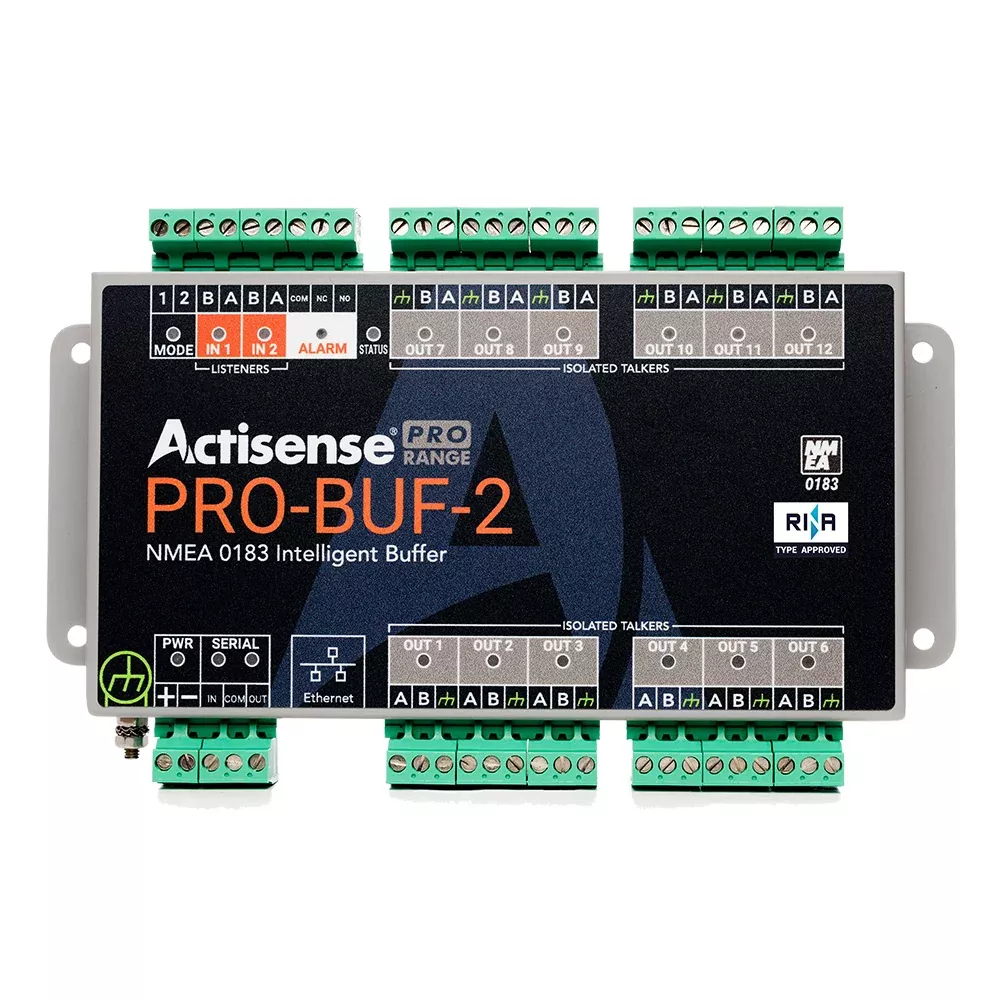 Actisense PRO NMEA 0183 Buffer - 2 OPTO Inputs, 12 ISO-Drive Outputs,