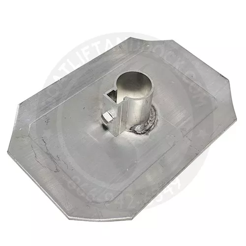 Aluminum Mud Plate - Fits 1.66" OD Pipe