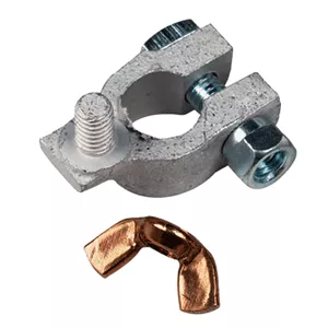 Ancor Tinned Battery Terminal - 3/8' Stud - Positive