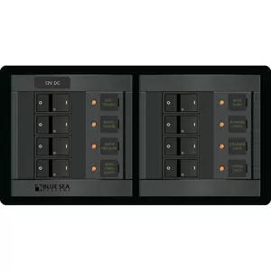 Blue Sea 1225 12V DC 8 Position - Horizontal