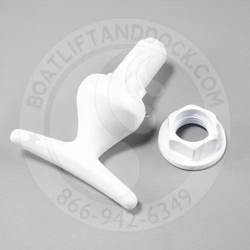 CANDOCK CLEAT WHITE (WHITE NUT INCLUDED) - C03-000007
