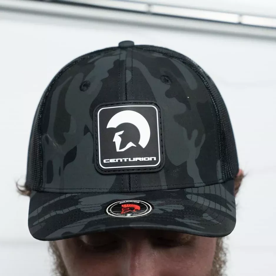 Centurion Warrior Hat in Black Camo