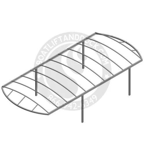CraftLander 24'x108" Standard Canopy Frame - Discontinued