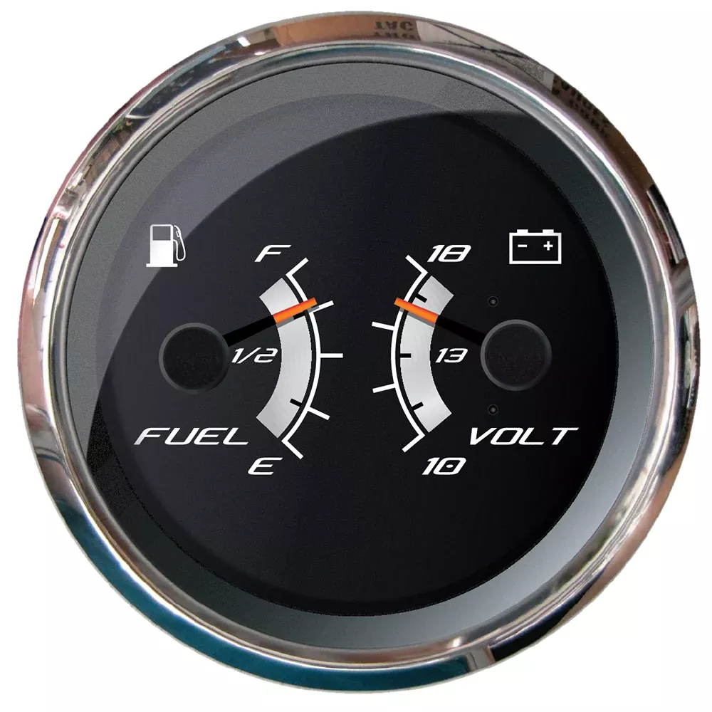 Faria Platinum 4" Multi-Function - Fuel LevelVoltmeter