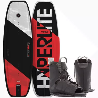 Hyperlite Motive 134cm Wakeboard Package with Frequency Bindings - 2026