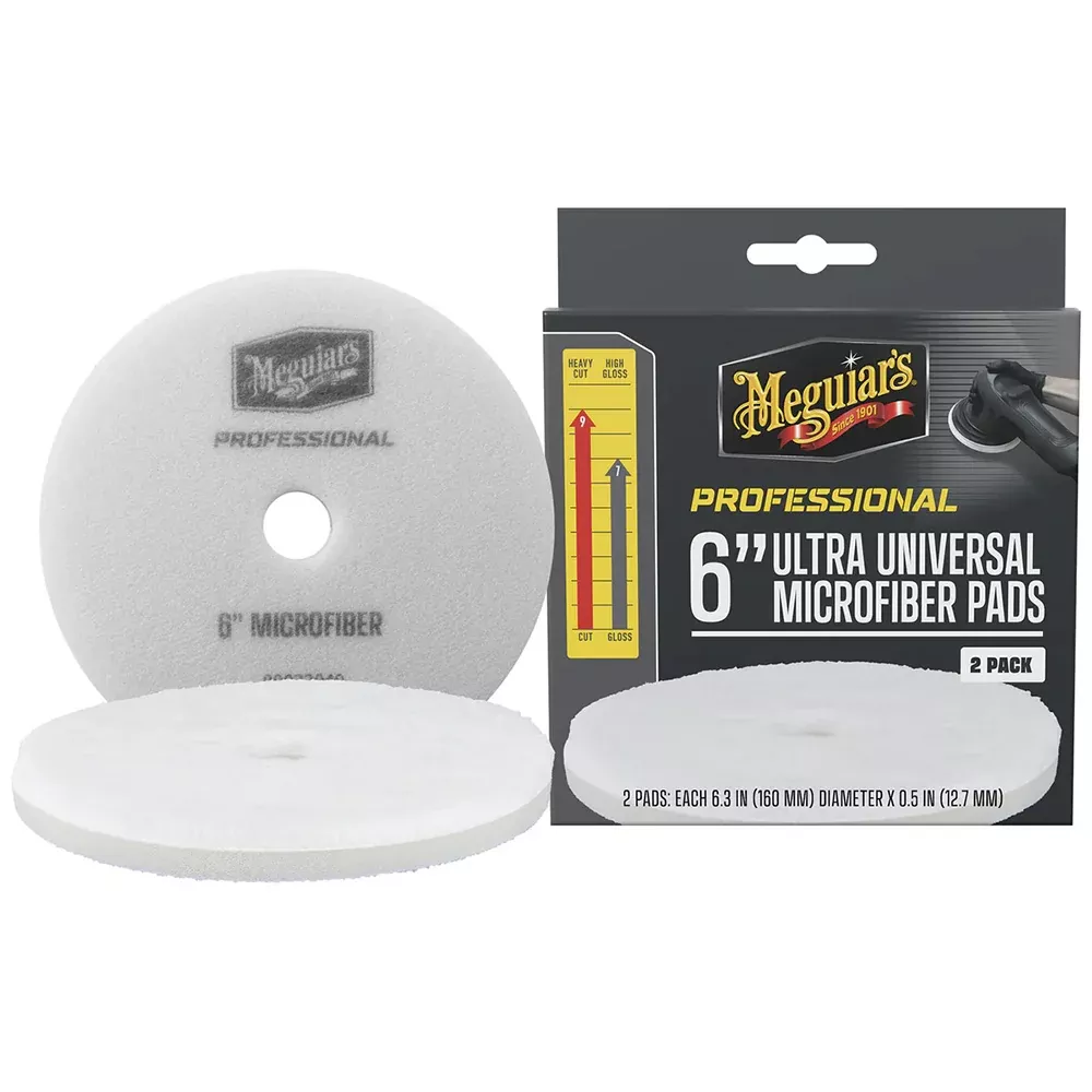 Meguiar's Professional 6" Ultra Universal Microfiber Pads *2-Pack [M6M