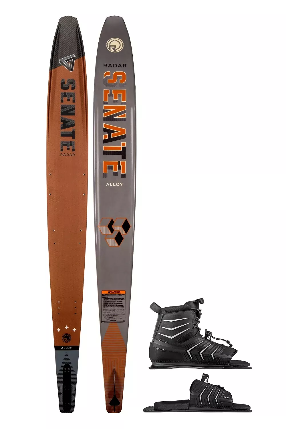 Radar Alloy Senate Waterski w/ Vector Boot & Vector ARTP