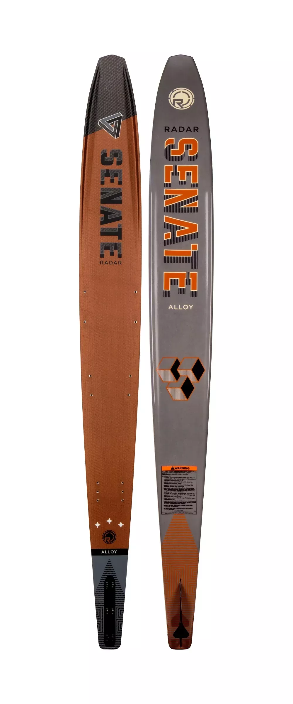 Radar Water Ski - Men's Alloy Senate - Rust / Slate