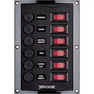 Sea-Dog Line Nylon Switch Panel-Vertical 424110-1