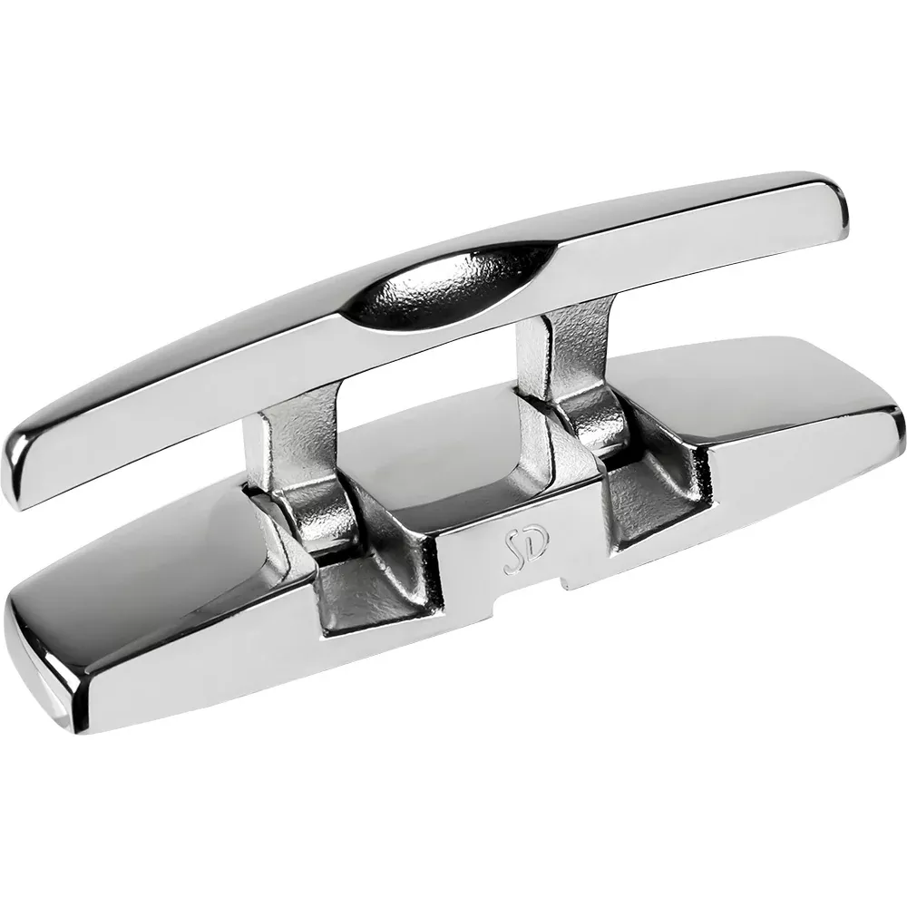SeaDog 6 Rectangle SS Folding Cleat wHex Bolts 0411361