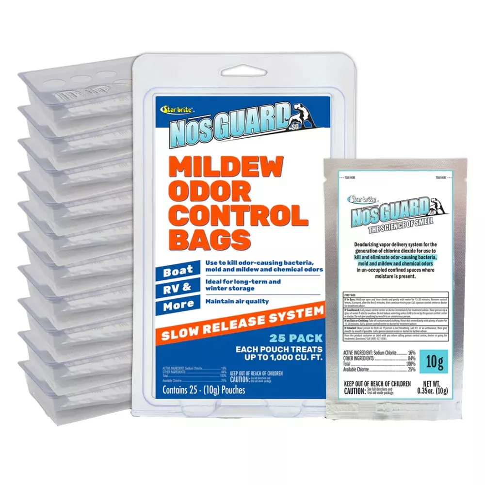 Star brite NosGUARD Mildew Odor Control Bags Slow Release System *25-Pack