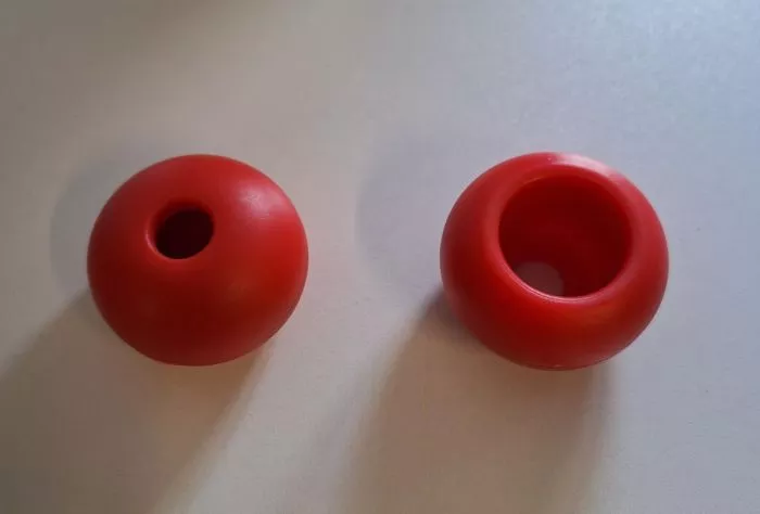 U-Rope Parrel Bead 45 mm Red