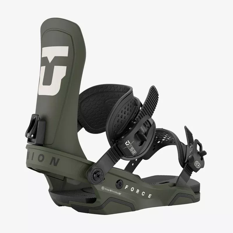 Union Force Snowboard Bindings - Army Green
