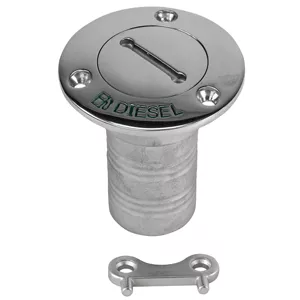 Whitecap Hose Deck Fill - 2' Hose - Diesel